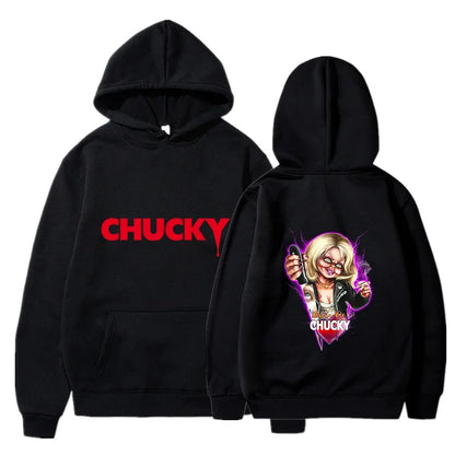 Horror Movie  Play Chucky Hoodies Harajuku Hip Hop Streetwear Men Women Autumn Winter Hooded Sweatshirt Pullover Tops
