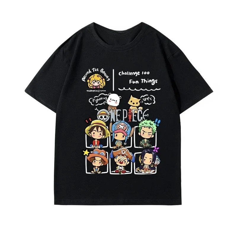 Pure Cotton Top T-shirt Short-sleeved Men's and Women's Summer Large Size Loose and Thin Foreign Style Student