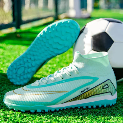 New Men Soccer Shoes Cleats Football Boots Professional Women Unisex Ultralight Match Grass Futsal High-quality TF/FG Sneakers