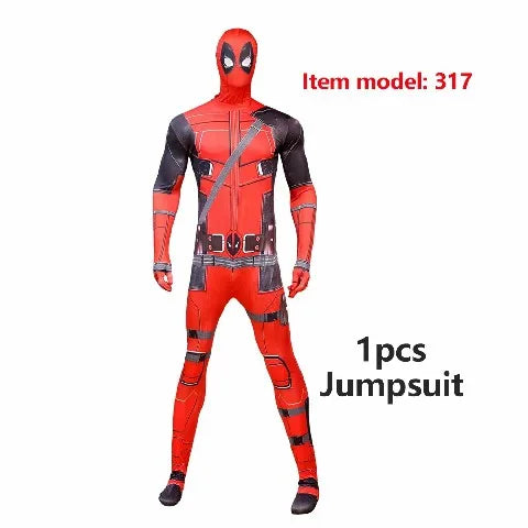 Spiderman Costume Spider Man Black Panther Iron Man Spider Gwen Cosplay Zentai Jumpsuit Bodysuit Halloween Costume Adult Child
