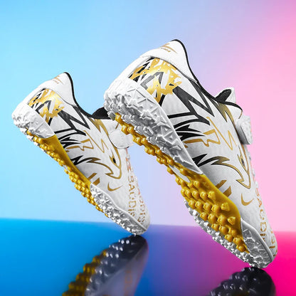 New Men Kids Soccer Shoes Non-Slip Football Boots Ultralight Cleats Match Grass Boys Professional Training Shoes Drop Shipping