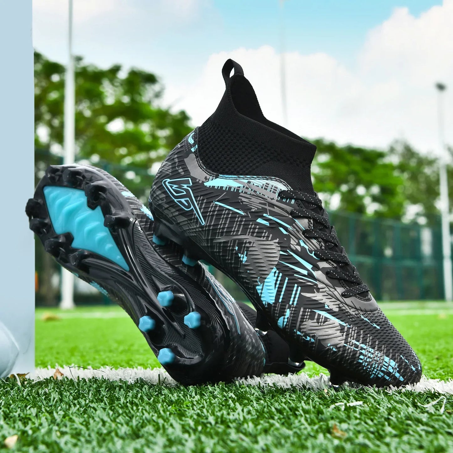 Men Soccer Shoes TF/FG Sneaker Boy Comfortable Society Original Resistant Top Quality Football Shoes Long Spikes Football Boots