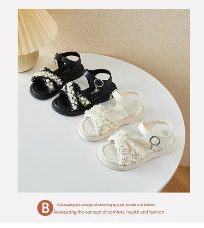Girls' sandals Summer children's non-slip soft-soled princess beach shoes Fashion sandals for little girls