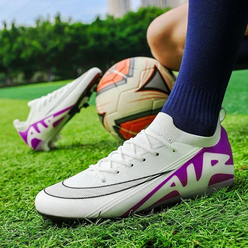 Football Boots Men Training Sport Non-Slip Grass Unisex Outdoor Ultralight Soccer Shoes Sports Shoes Breathable Drop Shipping