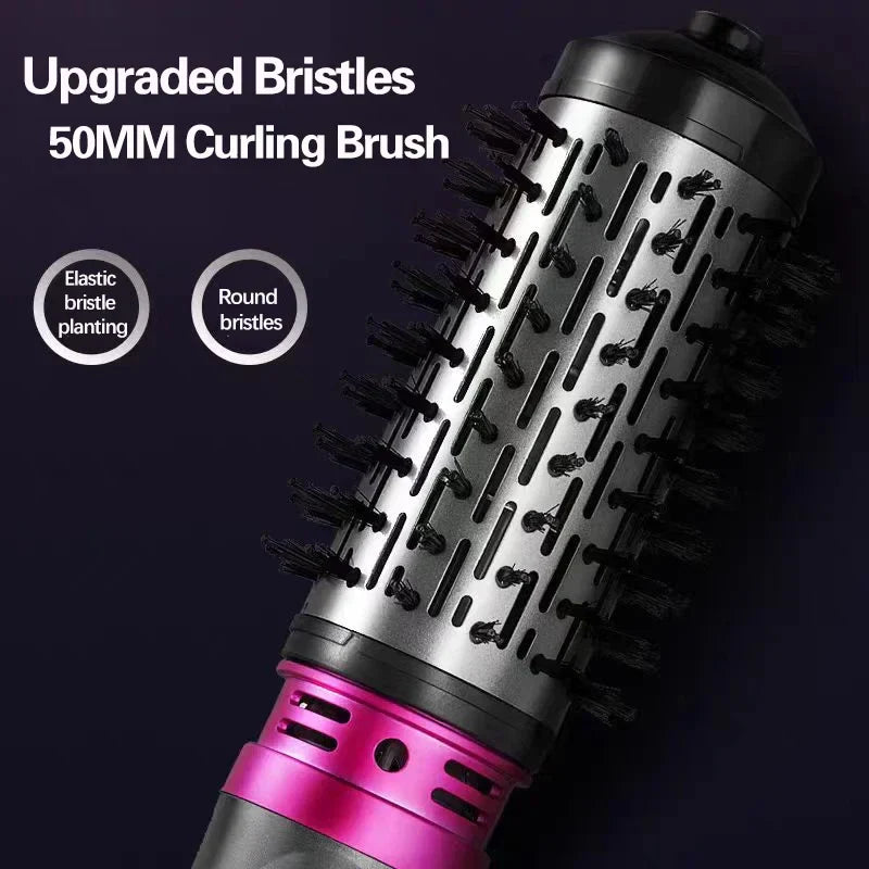 Electric Hot Air Brush 2-in-1 Curling Comb Constant Temperature Hair Dryer Wave & Straightening Tool