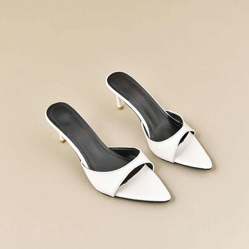 Women's High Heels Summer Women Fashion Classic Pointy Open Toe Stiletto Heels Sexy Women's Party Women's Sandals