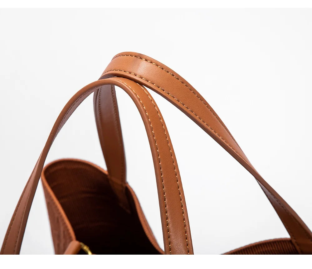 Women's Handbag High Quality Craftsmanship Large Capacity Fashion Classic New Style Solid Color Outer Bag Women's Handbag