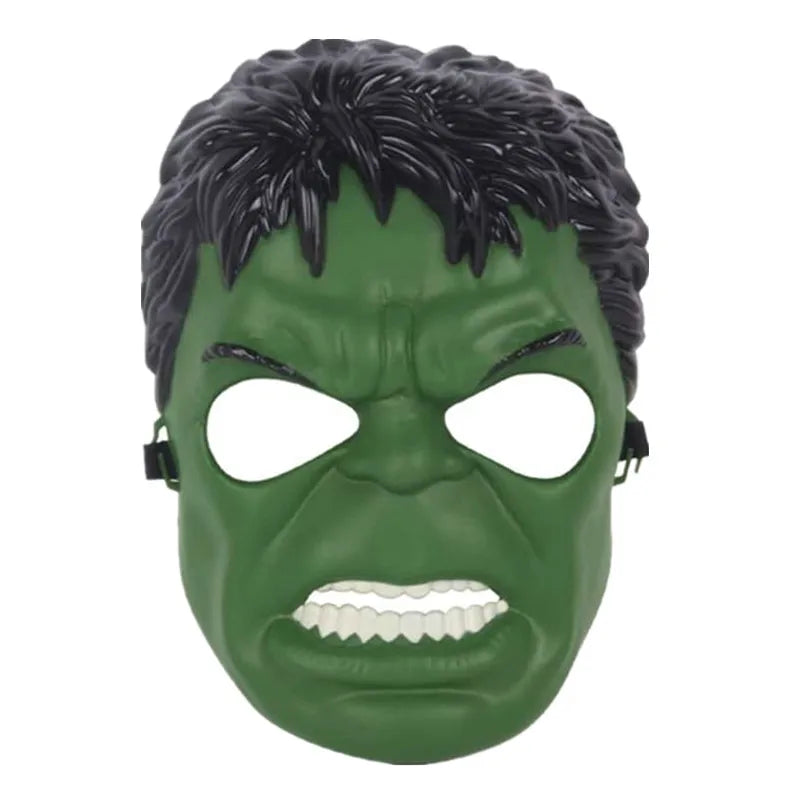 3-12Y Kids Superhero Costume Hulk Jumpsuit Halloween Mask Party with Gloves Cosplay Suit for Boys Girls Holiday Celebration