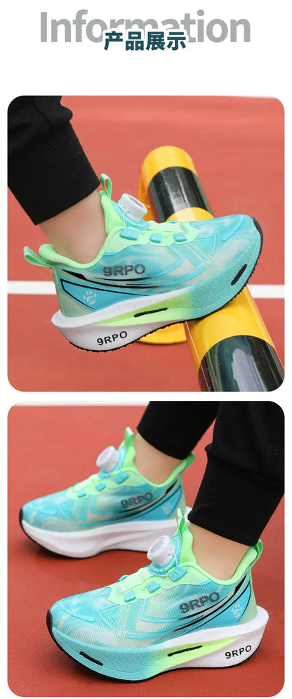 Children‘s Knit Basketball Shoes Non-slip Breathable Sports Training Shoes Outdoor Boys Girls Jogging Sneakers Athletic Shoes