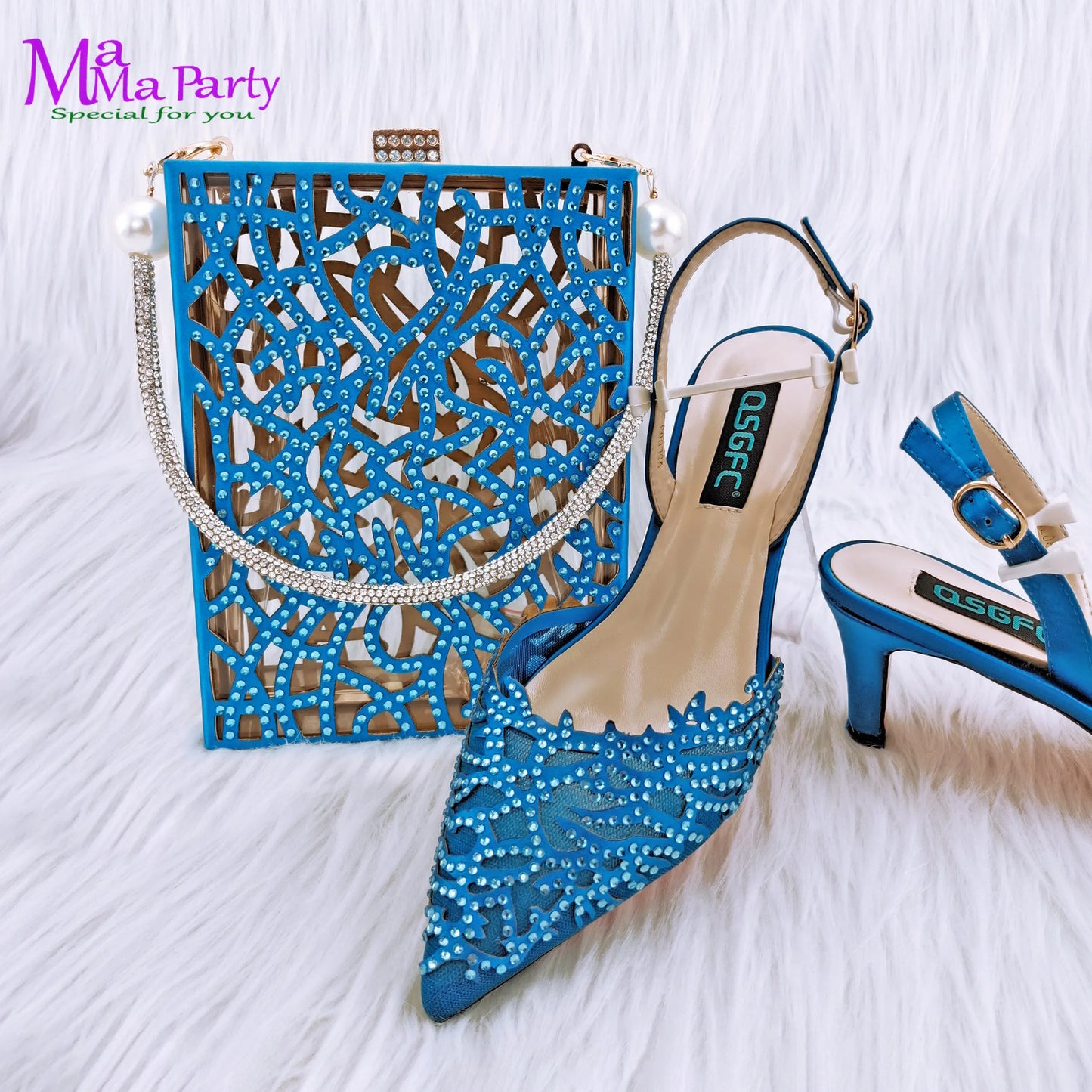 Mature Style INS Hot Sale Italian Design Shoes and Bag to Match in Wine Color High Quality  Hollowing out Design for Dress
