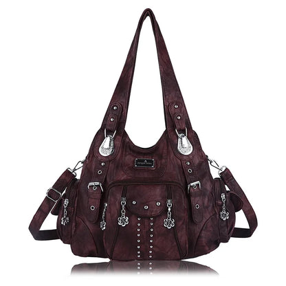 Bag Women Fashion Handbags Women Shoulder Bags PU Leather Handbag Female Satchel Shoulder Purse Bag bolsa feminina