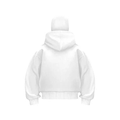 Sweatshirt with Hooded Face Mask Zipper DesignMen's Balaclava Zip Hoodie Winter Warm Casual Sports Jacket Outdoor Activities