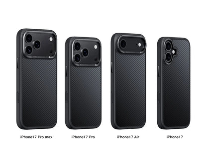 For 600D Kevlar Series iphone 17 pro case of aramid fiber anti-fall Case With Magnetic For iphone 17 pro max case