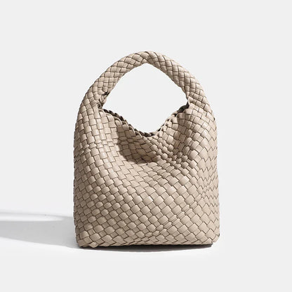 Designer bag Luxury 2024 woman bag Brand New Product PU Small size hand-woven bucket bag High quality Women's handbag