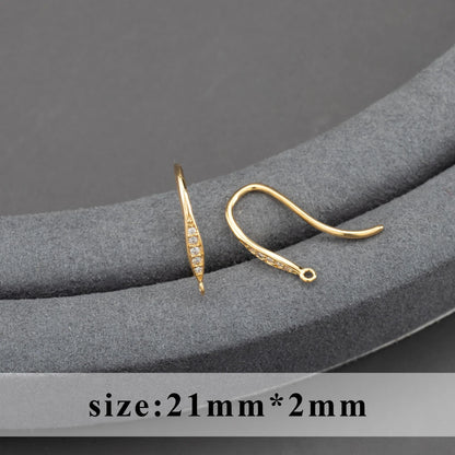 20pcs/lot M800 jewelry accessories,pass REACH,nickel free,18k gold plated,copper,connector,diy earrings,jewelry making