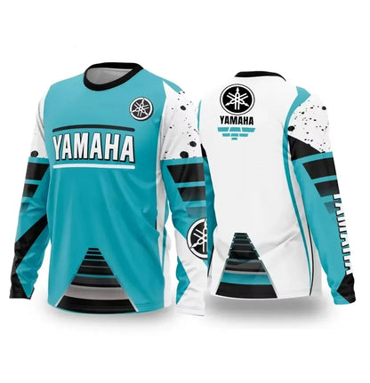 New Men Women Motorcycle Riding Clothes Loose Breathable Fast Drying Off-road Racing Clothes Long Sleeved Sports T-shirt