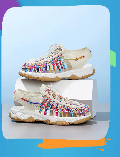 Hot Sale Kids Sports Sandals Summer Boys Beach Shoes Outdoor Sneakers Sandals Rubber Non-slip Casual Sandals for Children