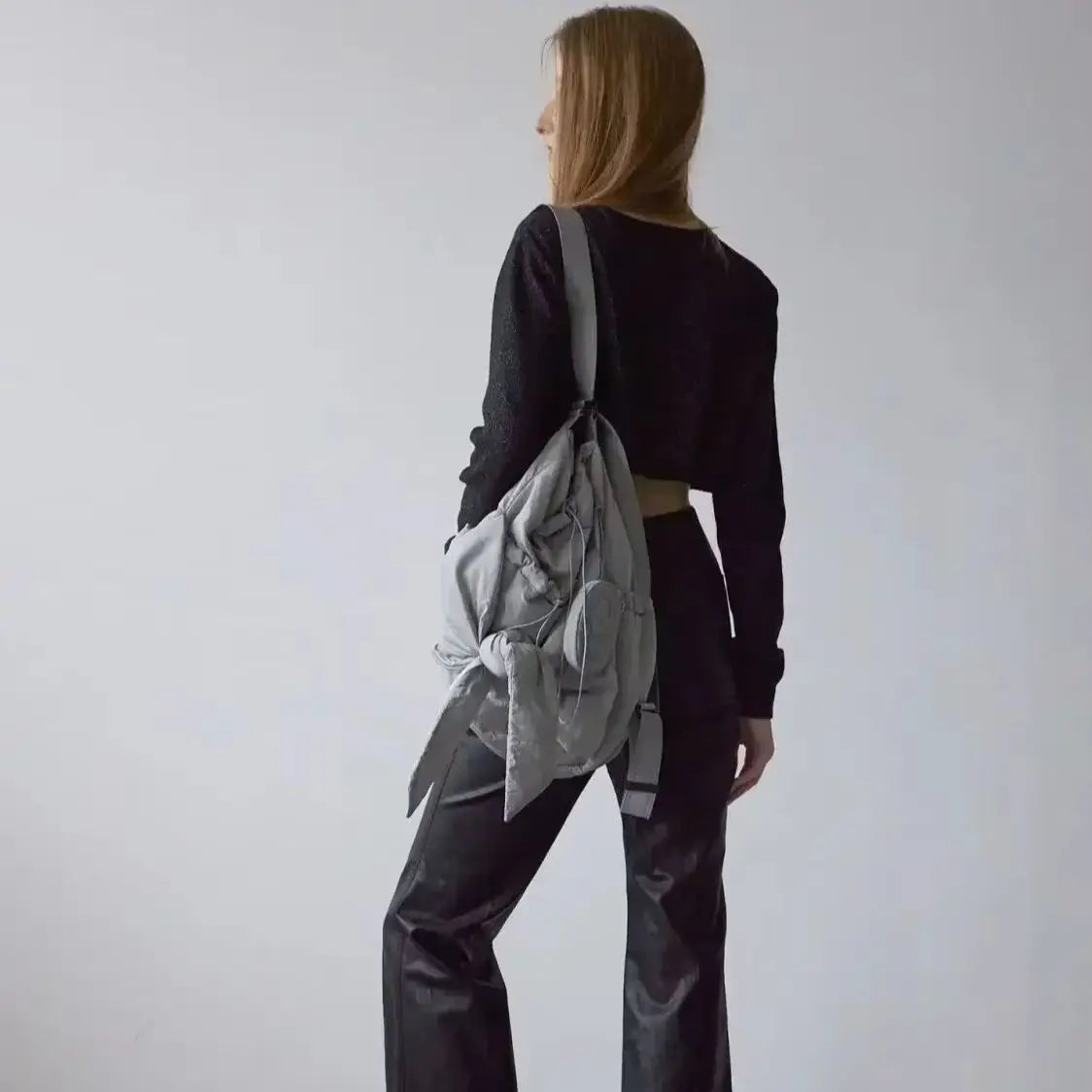 2025 New Korean-Style Niche Fashion Casual Small Bag for Women - Minimalist Nylon Crossbody Bag & Versatile Tote Bag