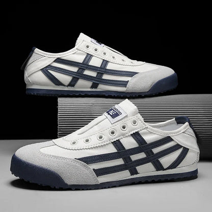 Men's Classic Running Shoes Lace Up Flat Bottom Sports Shoes Soft Sole Walking Shoes Breathable Couple Casual Shoes Tennis Shoes