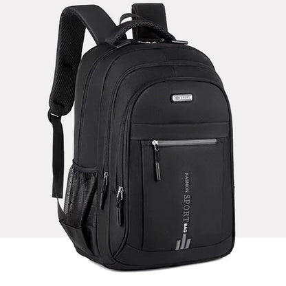 Handy Versatile Contrast-Zip Backpack Multi-color Adjustable-strap Lightweight for School Sports Commute Casual Stylish Bag
