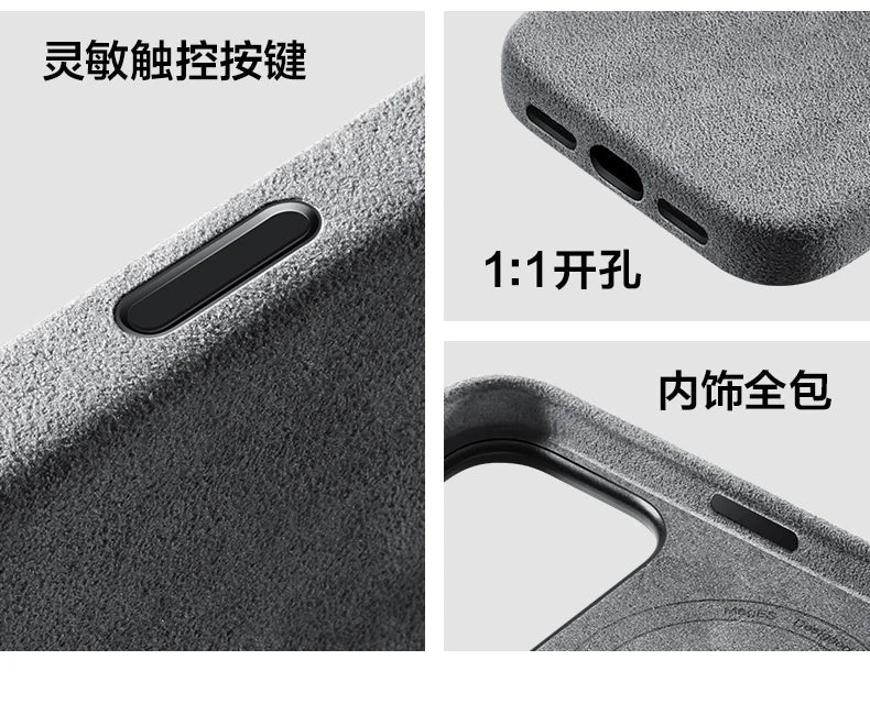 Italian Case for IPhone 17 Pro Max 17Pro with MagSafe Wallet Camera Button Magnetic Cover Orange Blue Protective Case