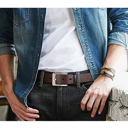 2024 Genuine Leather Belt Men 140 150 160 170cm Large Size Luxury Designer Belts Split Leather High Quality Waist Belt
