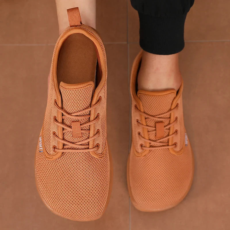 Men's Shoes Sneakers Wide Toe Barefoot Casual Wide Last Fashionable Canvas Black Flat Board Shoes Breathable Mesh Men's Shoes