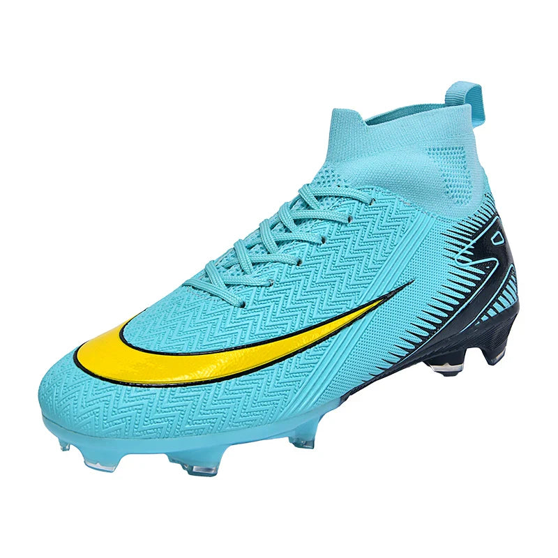 Men Football Boots Professional Soccer Cleats Non Slip Resistant Training Shoes Outdoor Match Sneakers Adult Teenagers Athlete