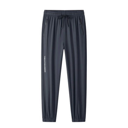 Men's Summer Running Pants Thin Ventilate Casual Sports Jogging Pants Fishing Football Man Hiking Gym Sweatpants Fashion Casual