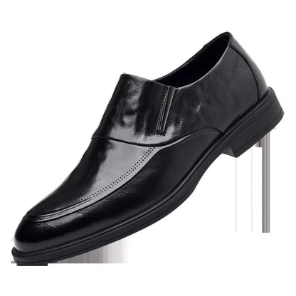 Luxury Brand Men Leather Formal Business Shoes Male Office Work Flat Shoes Oxford Breathable Party Wedding Anniversary Shoes