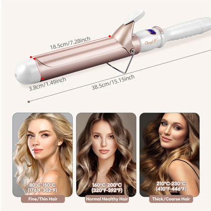 32mm 38mm Electric Hair Curler for Women Professional Ceramic Curling Iron Adjustable Temperature Hair Styling Tool