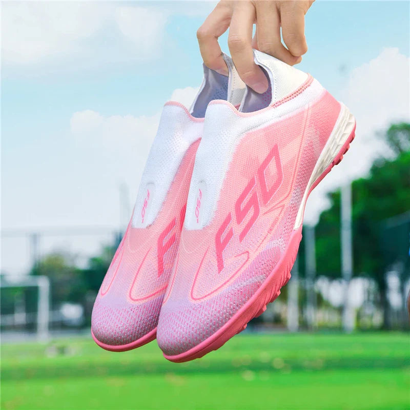 Men Professional TF Soccer Shoes Resistant Casual Grass Studded Male Non Slip Fast Foo451·a