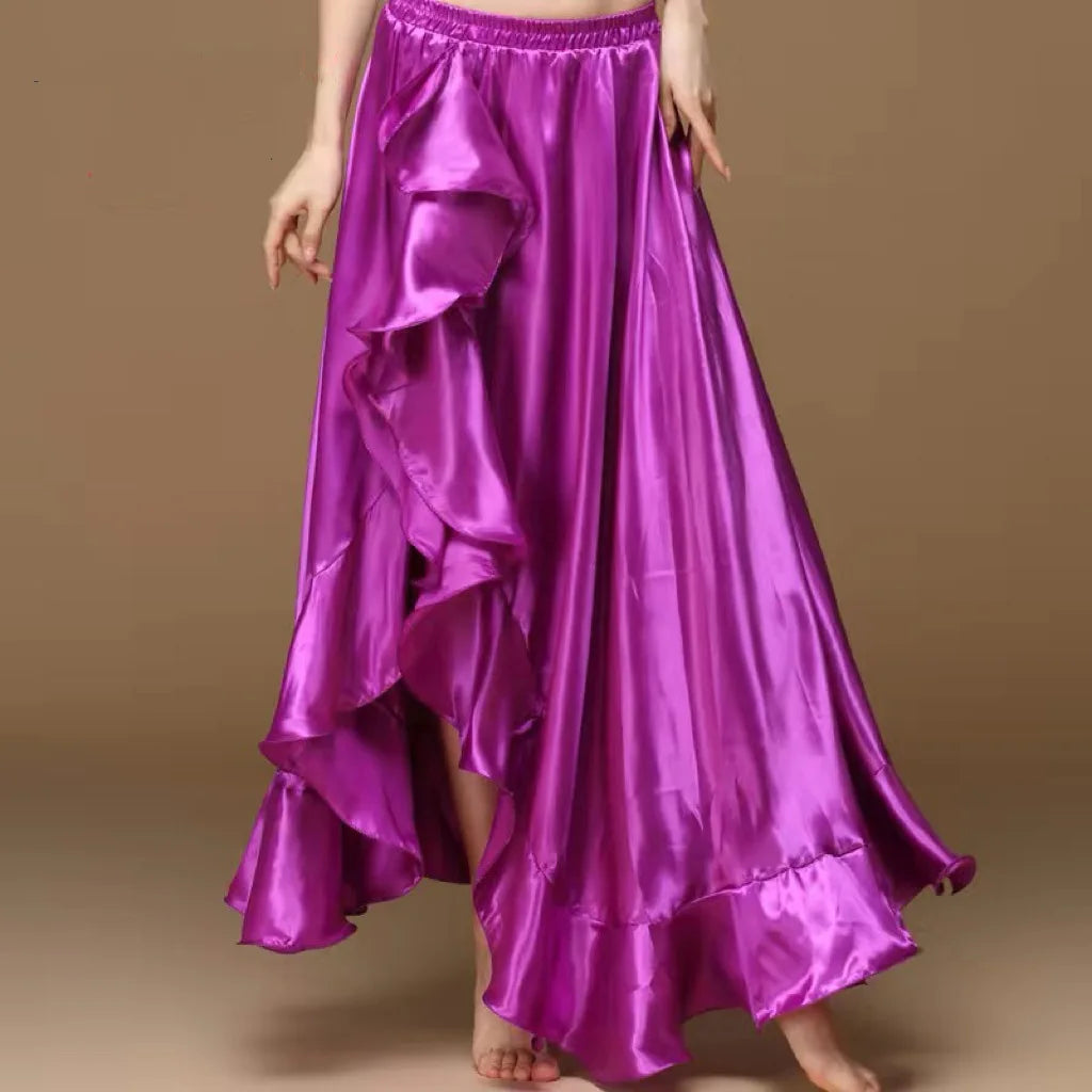 Belly Dance Long Skirt Women Clothing Fashion Clothes Streetwear Harajuku Sequin Hotsweet Performance Costume Dance Wear Stage