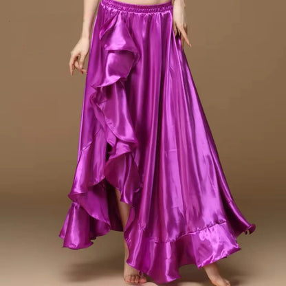 Belly Dance Long Skirt Women Clothing Fashion Clothes Streetwear Harajuku Sequin Hotsweet Performance Costume Dance Wear Stage