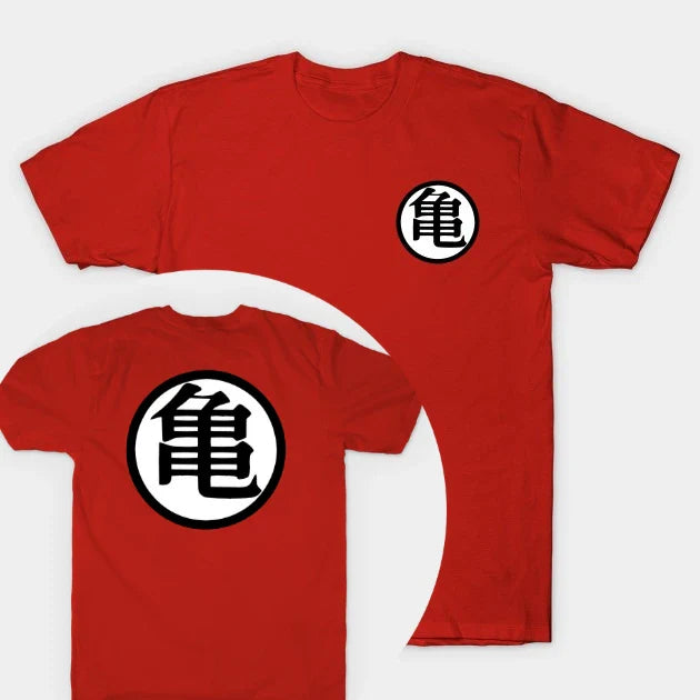 T-shirt Master Roshi Printing Men's 2025 Summer Fashion Casual Oversized Y2K Streetwear