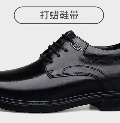 Leather Casual Elevator Shoes for Men 10cm Invisible Height Increase Casual Sneakers Business Formal Shoes
