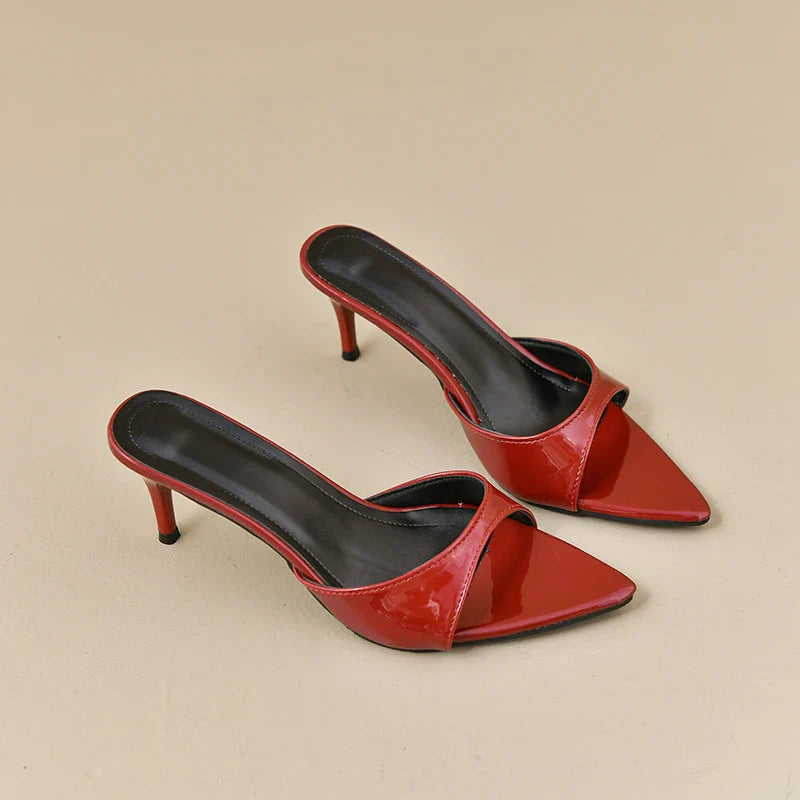 Women's High Heels Summer Women Fashion Classic Pointy Open Toe Stiletto Heels Sexy Women's Party Women's Sandals