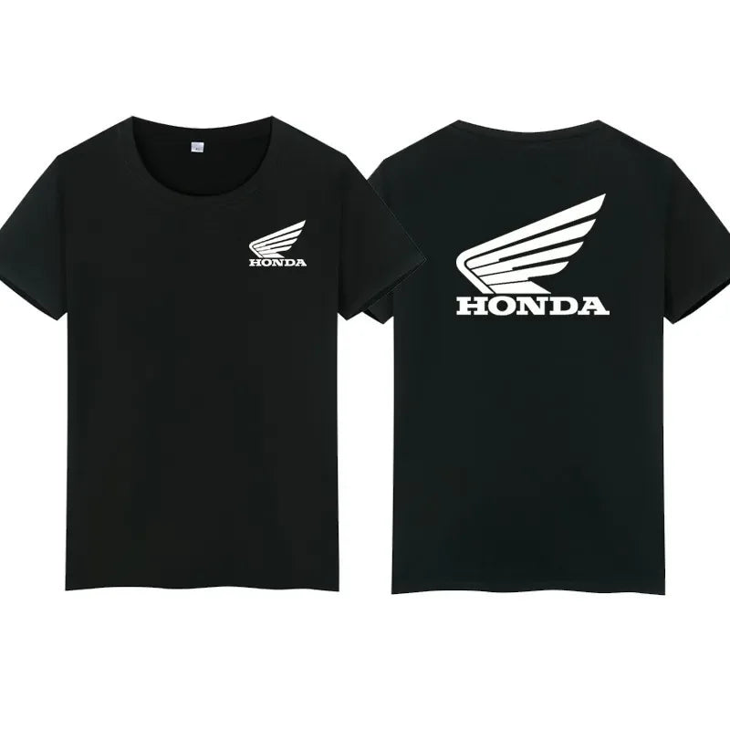 2026 Racing HRC Summer New Men's Fashion 100% Cotton T-Shirt Street Casual Top