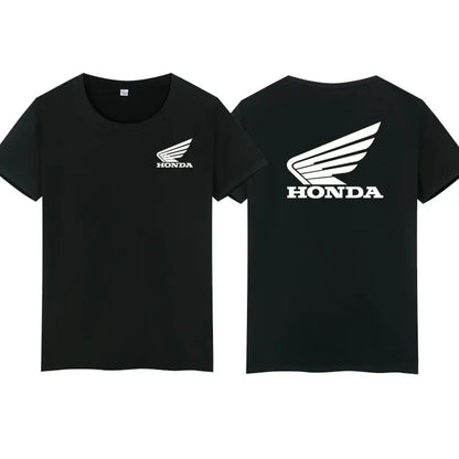 2026 Racing HRC Summer New Men's Fashion 100% Cotton T-Shirt Street Casual Top