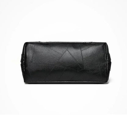 PU Zipper High Quality Women's Shoulder Bag 2024 Soft Faced  Large Capacity Fashionable Commuting Women's Shoulder Bag