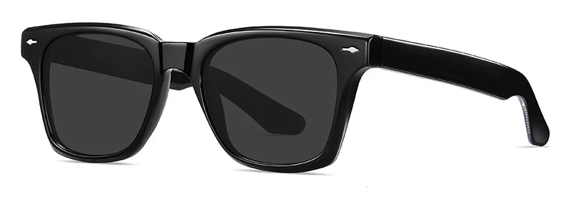 Sunglasses polarized men acetate glasses for women black grey