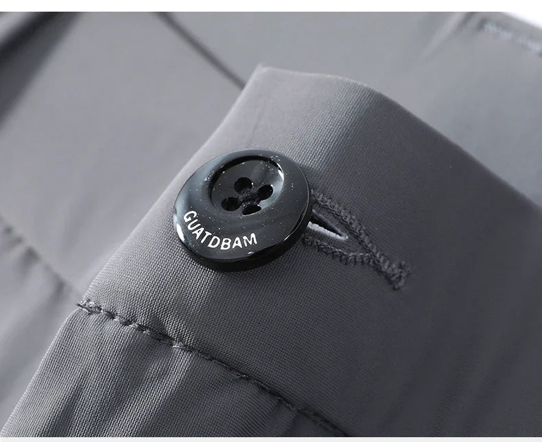 Summer New Stretch Soft Suit Pants Men Thin Fashion Business Elastic Waist Korean Slim Brand Clothes Casual Formal Trousers Male