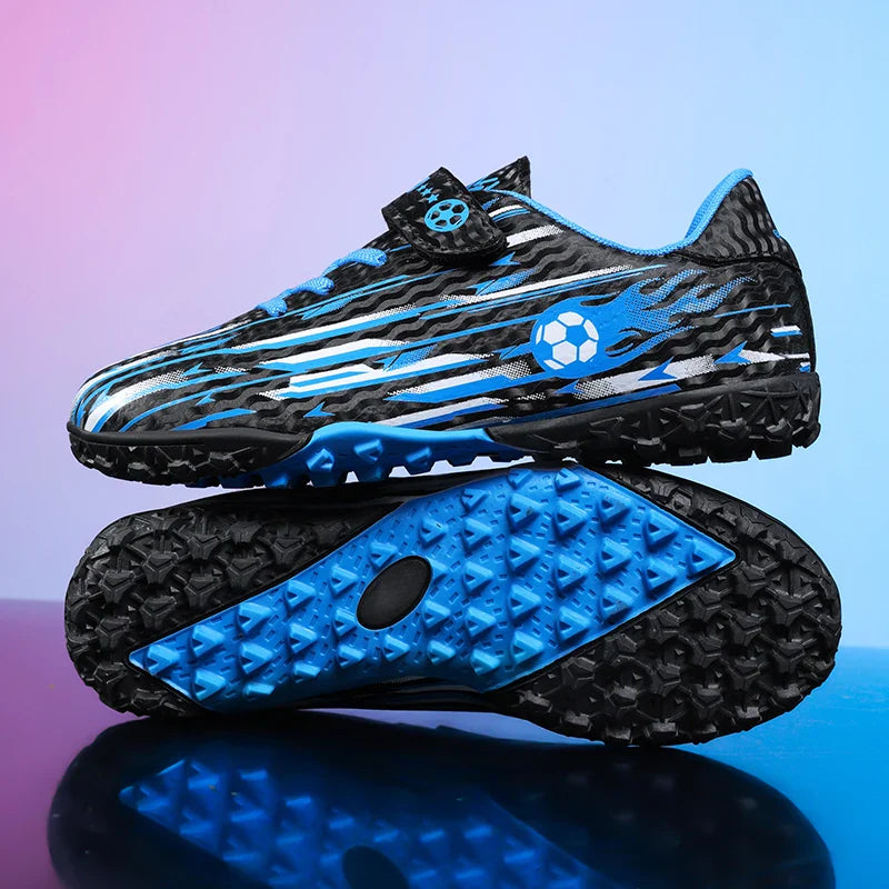 Kids Youth Soccer Shoes Boys Girls Football Cleats TF FG Training Sneakers Non-Slip Grass Artificial Grass Sport Boots