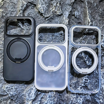 Magnetic 360 Degrees Rotating Ring Holder Case For iPhone 17 Pro Max / 17 Air