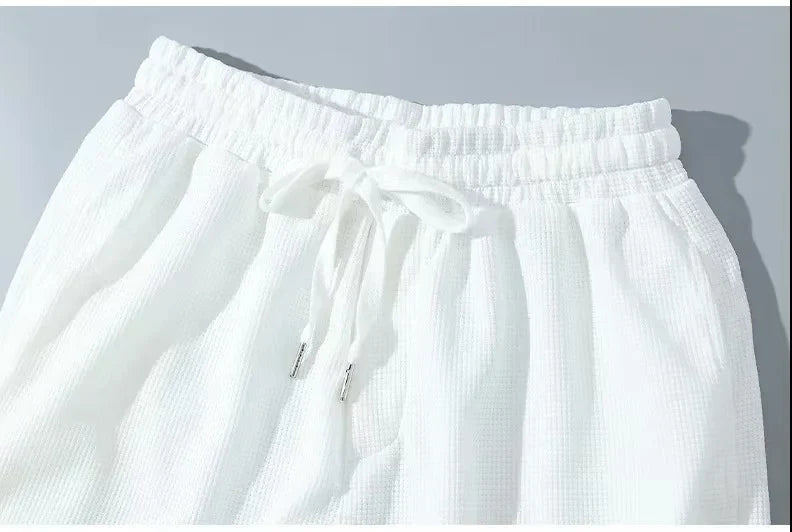 Fashionable casual men's sports suit short-sleeved T-shirt and outdoor summer sports shorts two-piece set daily casual