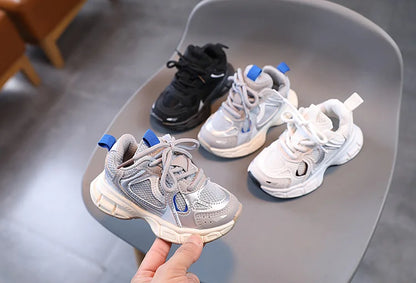 Children's Sports Casual Shoes for Boys and Girls Breathable Mesh Running Shoes Kids Basketball Shoes Lightweight Comfortable