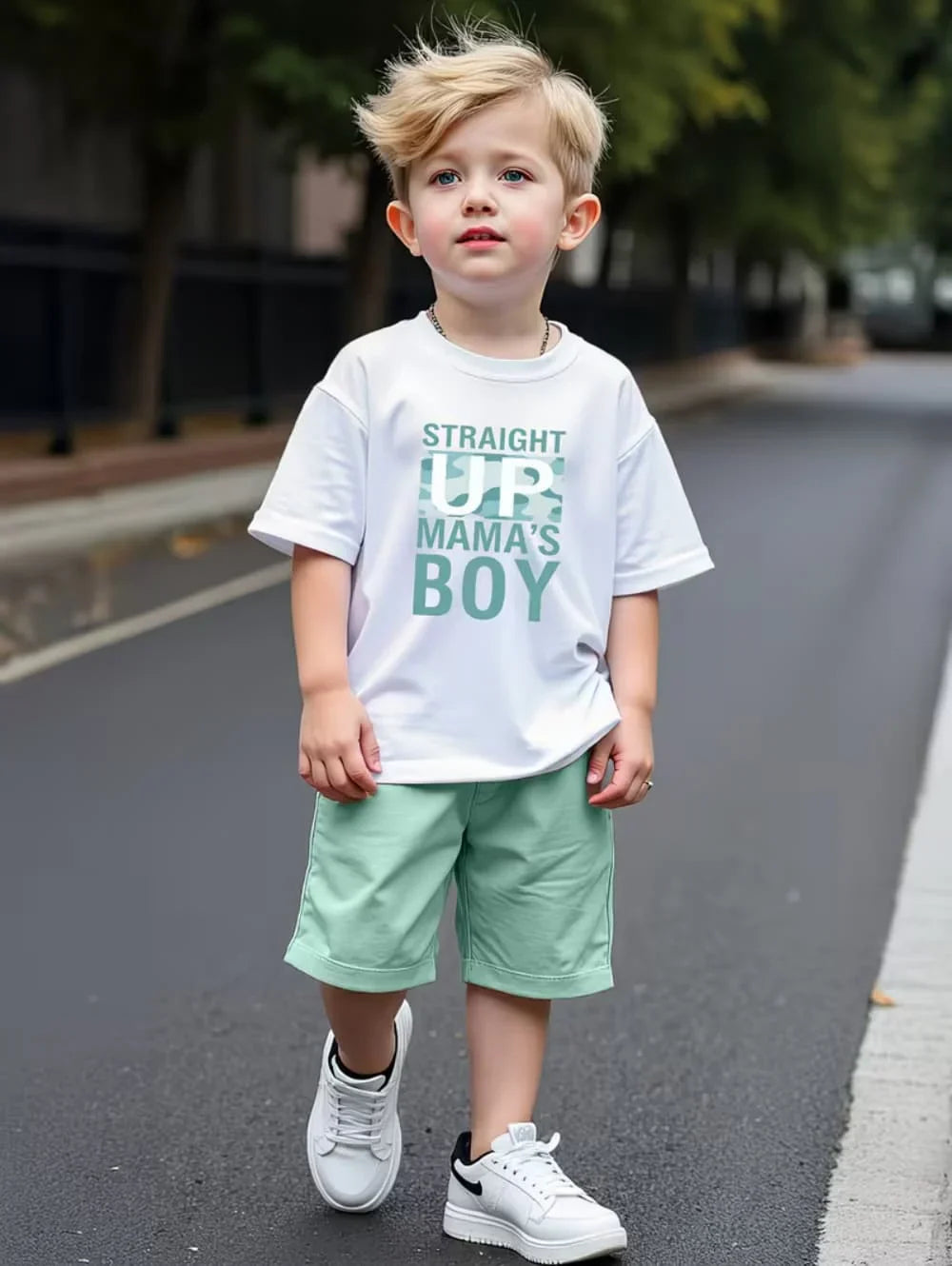 Boys Loose Casual Sets Summer Teen Gradient T-Shirts Shorts 2PCS Big Kids Sport Short Sleeve Clothes Suits Children Print Outfit