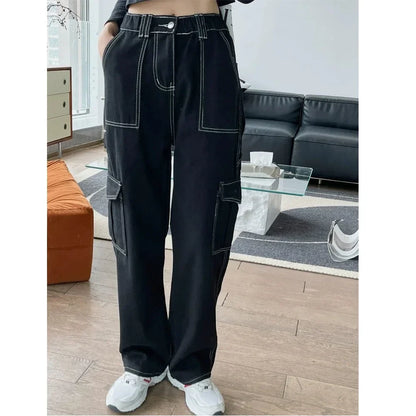 High-Waisted Slimming Design Sensible Jeans