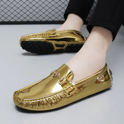Shoes Women's 2025 New Soft Sole Slip-On Lazy Loafers Handmade Trbottomy Easiest for Match Men's Casual Driving Shoes