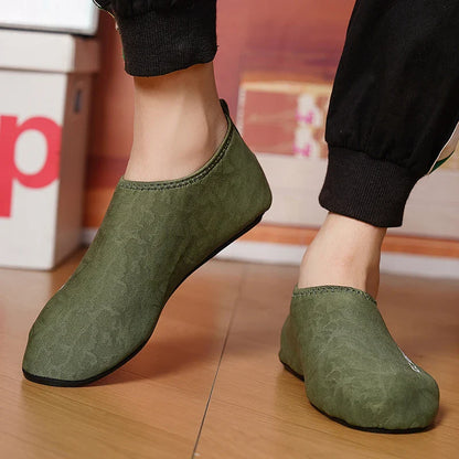 Men's Shoes Breathable Thin Bottom Light Driving Loafers Casual Socks Shoes Men Slippers Comfortable Walking Mens Shoes
